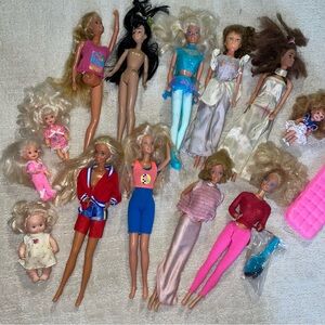 Vintage Barbies 90s and Older, Lot of 13